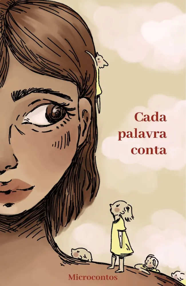 Capa do livro Cada palavra conta, antologia de microcontos